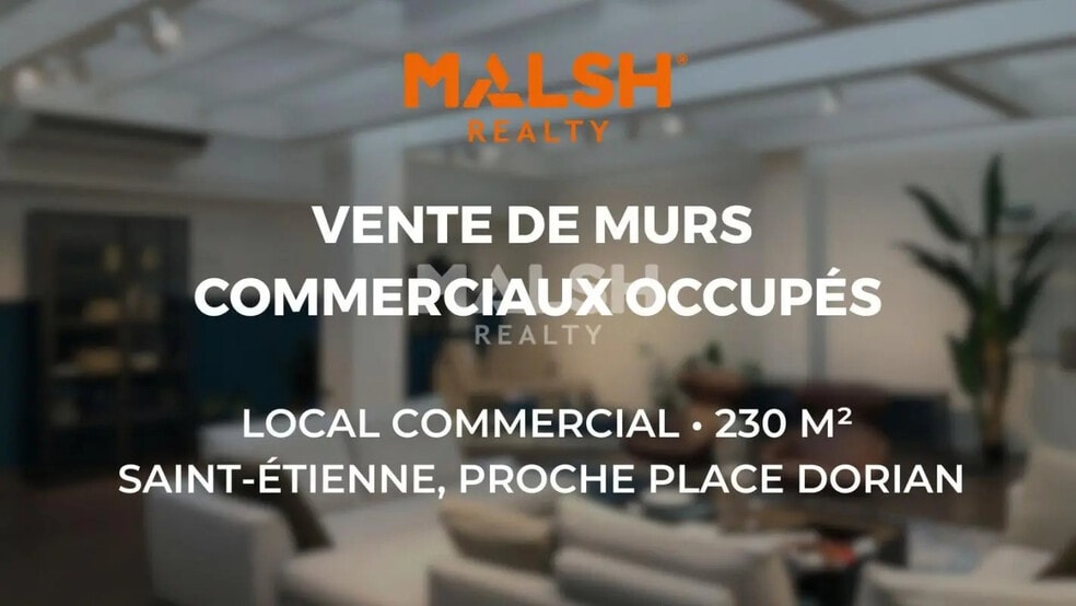Local commercial dans Saint-Étienne à vendre - Photo de l’immeuble – Image 1 sur 3