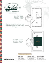 1860 Blake St, Denver, CO à louer Plan d’étage– Image 1 sur 3