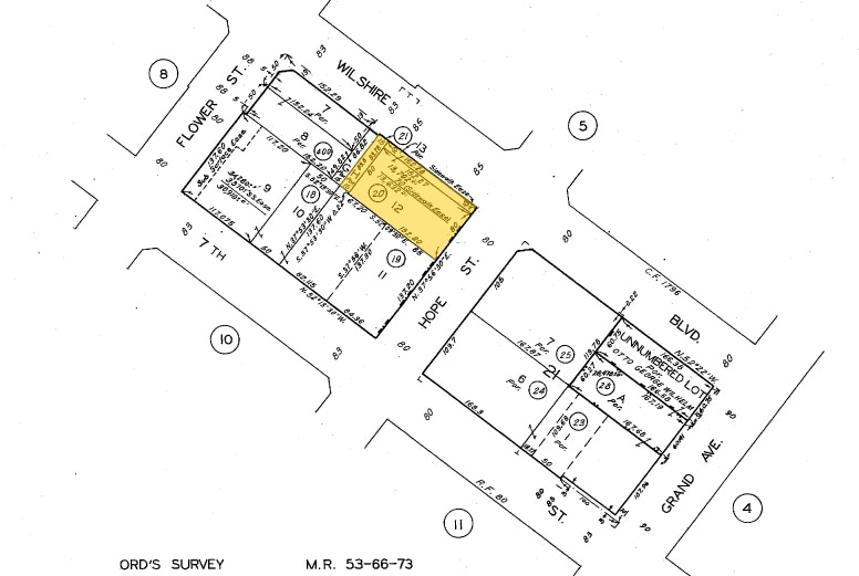 700 Wilshire Blvd, Los Angeles, CA à louer - Plan cadastral – Image 2 sur 6