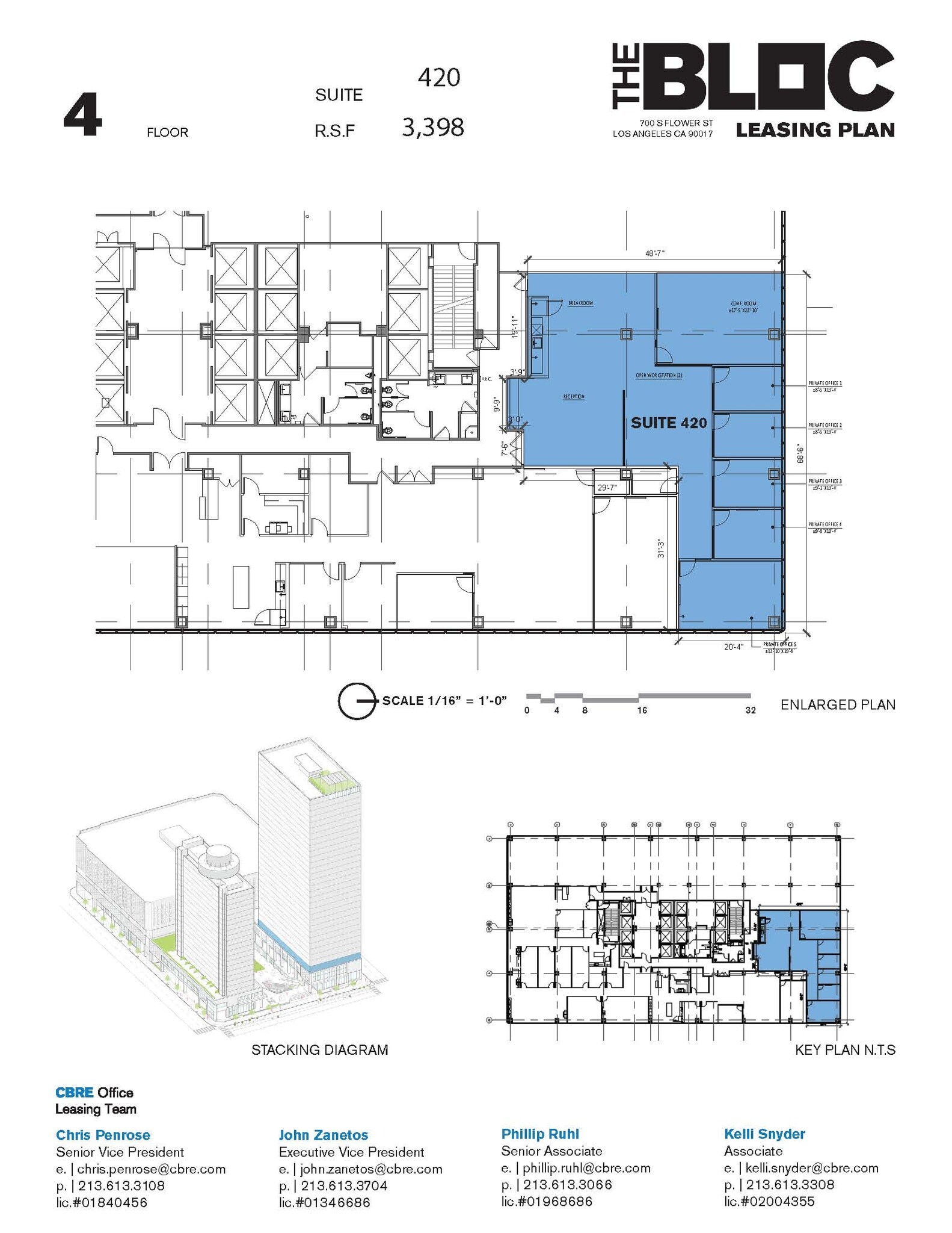 700 S Flower St, Los Angeles, CA à louer Plan d’étage– Image 1 sur 1
