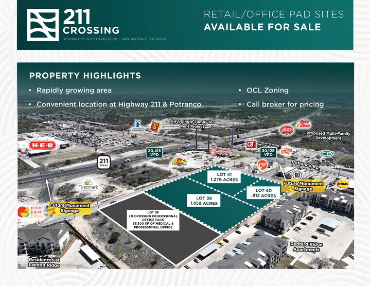 211 Crossing, San Antonio, TX à vendre - Photo de l’immeuble – Image 1 sur 4