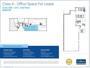 330 N Brand Blvd, Glendale, CA à louer Plan d’étage– Image 1 sur 1