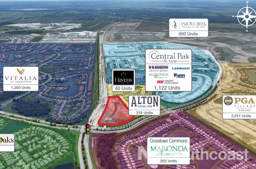 0 Crosstown Pkwy & SW Village Pkwy, Port Saint Lucie, FL à vendre - Photo de l’immeuble – Image 3 sur 8