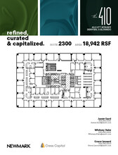 410 17th St, Denver, CO à louer Plan d’étage– Image 1 sur 1