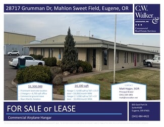 Plus de détails pour 28717 Grumman Dr, Eugene, OR - Local d'activités à louer