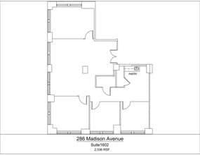 286 Madison Ave, New York, NY à louer Plan de site– Image 1 sur 1