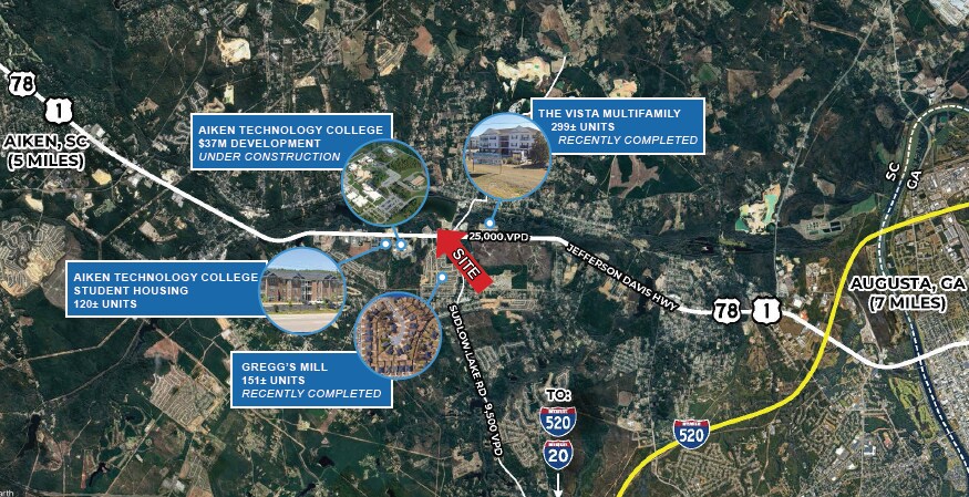 2601 Jefferson Davis Hwy, Warrenville, SC à louer - Photo de l’immeuble – Image 3 sur 5