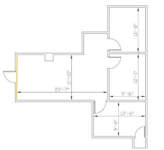 875 Prospect St, La Jolla, CA à louer Plan d’étage– Image 1 sur 1