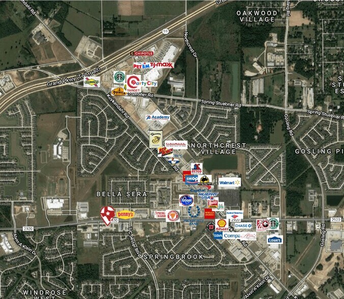 6535 FM 2920, Spring, TX à vendre - Aérien – Image 2 sur 2