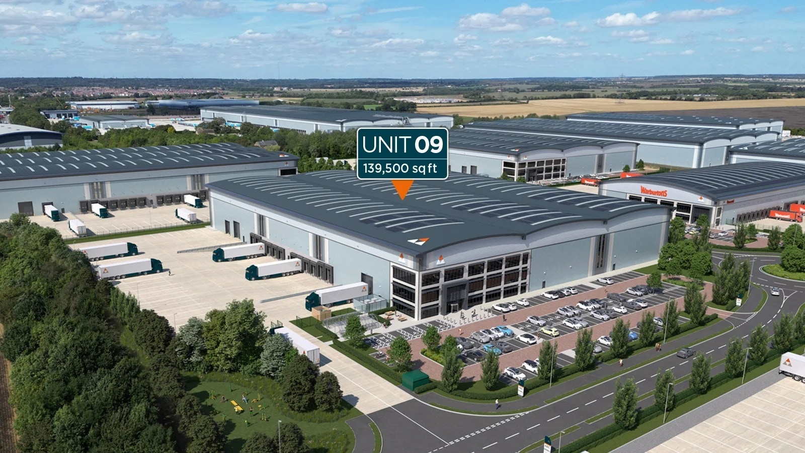 Pegasus Dr, Biggleswade à louer Aérien– Image 1 sur 1
