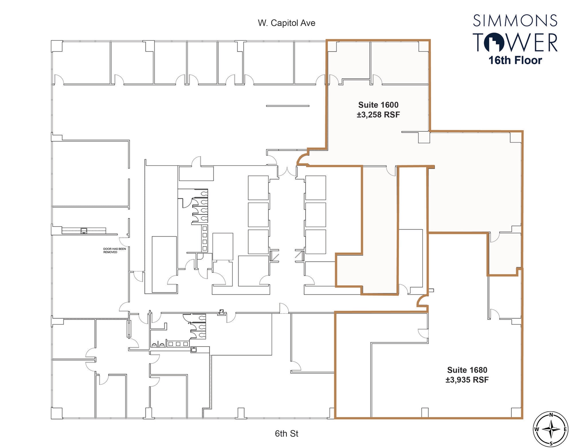 425 W Capitol Ave, Little Rock, AR à louer Plan d’étage– Image 1 sur 3