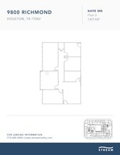 9800 Richmond Ave, Houston, TX à louer Plan d’étage– Image 1 sur 1