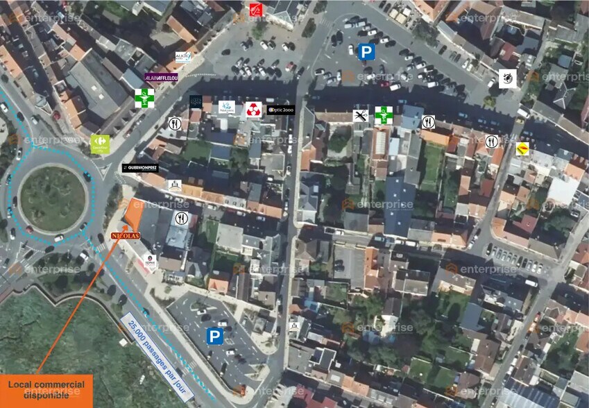 Local commercial dans Étaples à louer - Photo de l’immeuble – Image 2 sur 6