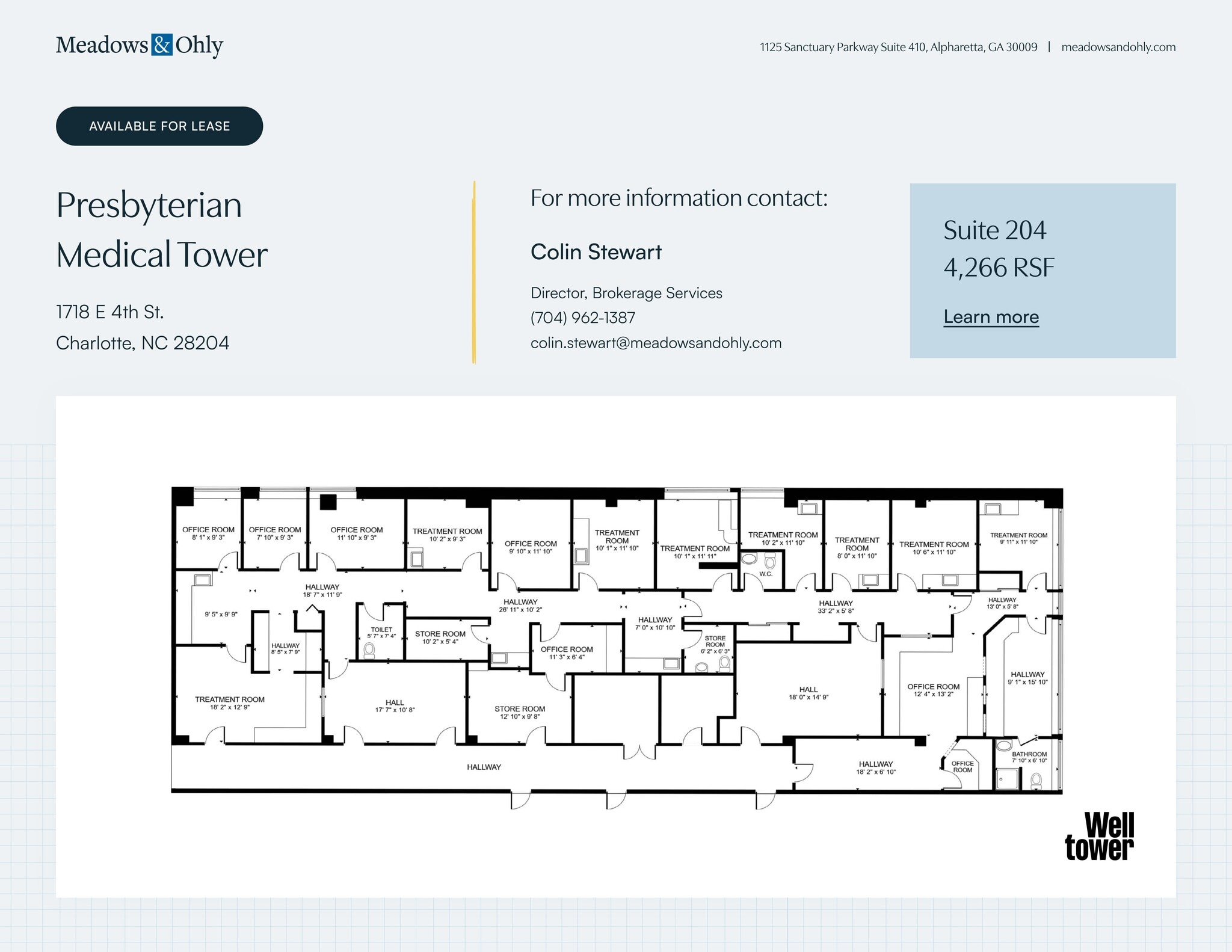 1718 E 4th St, Charlotte, NC à louer Plan de site– Image 1 sur 2