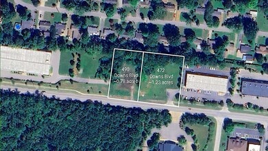 490 Downs Blvd, Franklin, TN - VUE AÉRIENNE  vue de carte