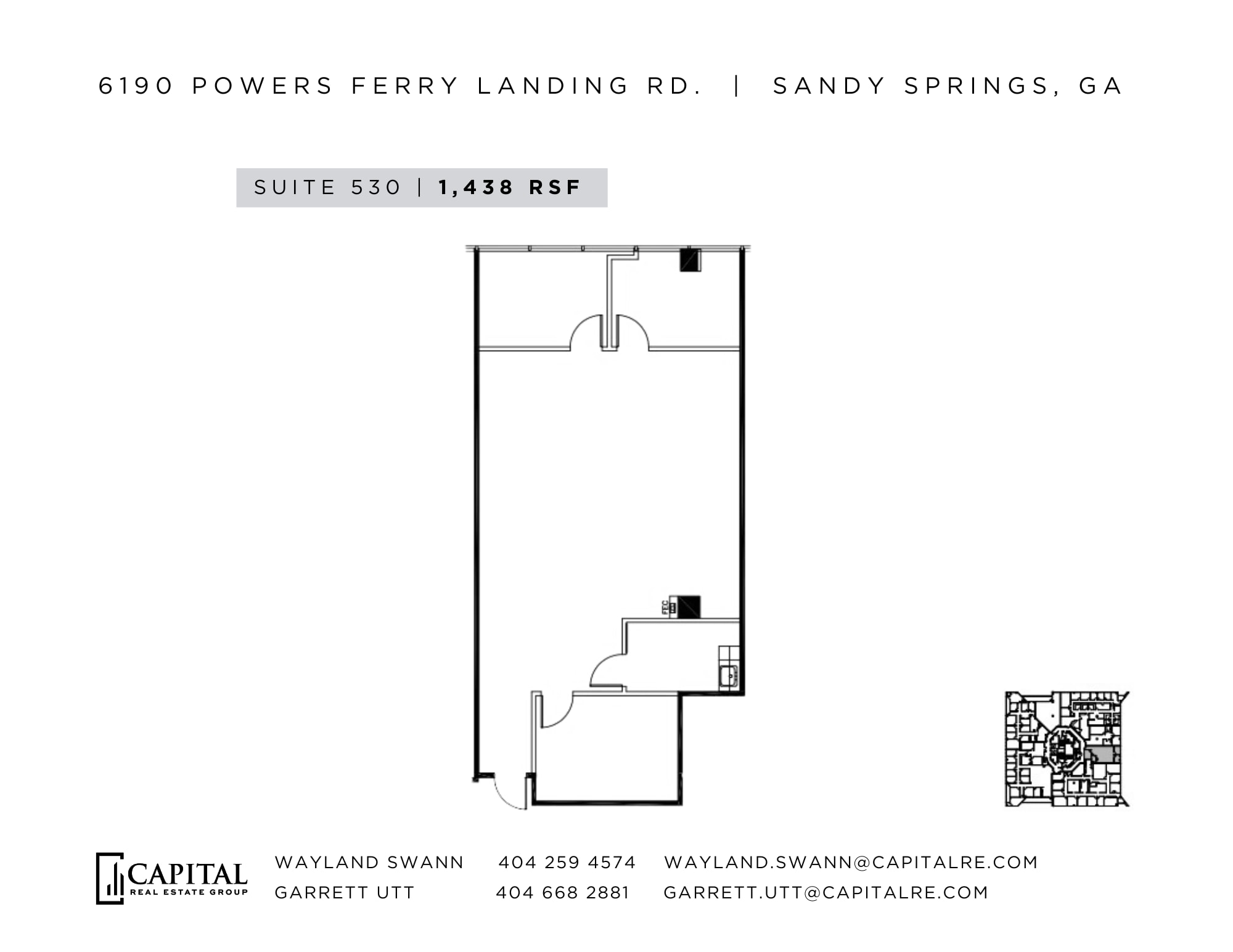 6190 Powers Ferry Landing Rd, Atlanta, GA à louer Plan d’étage– Image 1 sur 1