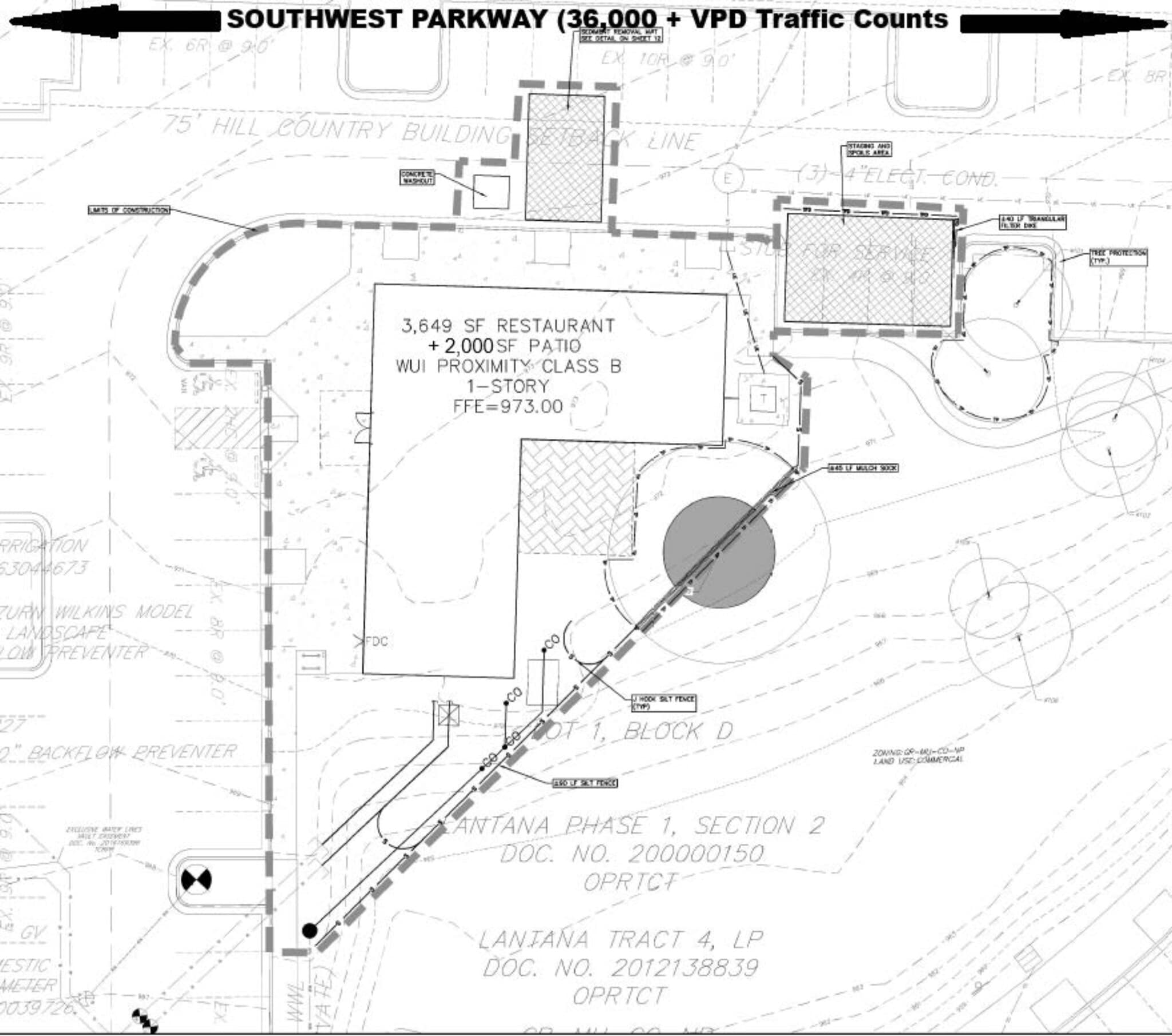 7717 Southwest Pky, Austin, TX à louer Plan de site– Image 1 sur 1
