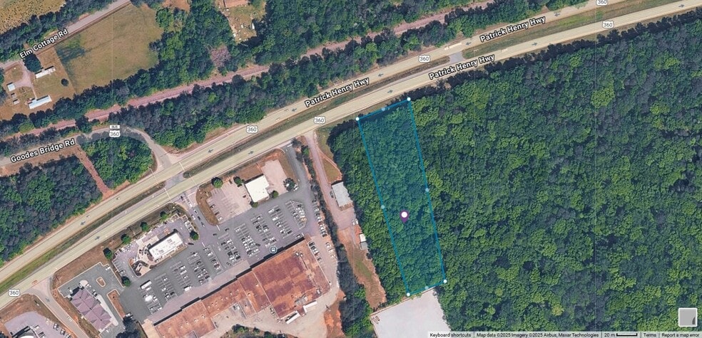 Patrick Henry (US Rte 360) Hwy, Amelia Court House, VA à vendre - Aérien – Image 2 sur 3