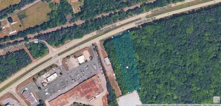 Patrick Henry (US Rte 360) Hwy, Amelia Court House, VA - VUE AÉRIENNE vue de carte - Image1