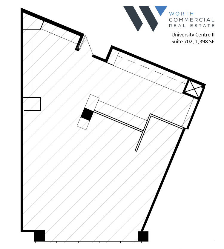 1320 S University Dr, Fort Worth, TX à louer Plan d’étage– Image 1 sur 6