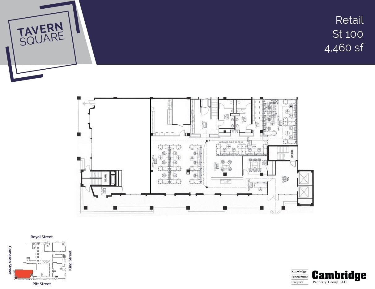 123 N Pitt St, Alexandria, VA à louer Plan d’étage– Image 1 sur 1