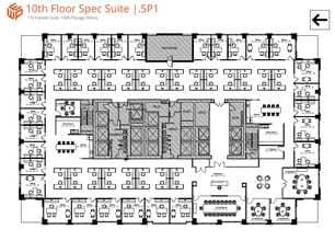 1 N Franklin St, Chicago, IL à louer Plan d’étage– Image 1 sur 2