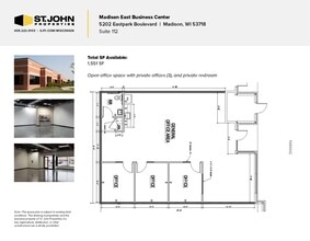 5202 Eastpark Blvd, Madison, WI à louer Plan d’étage– Image 1 sur 11