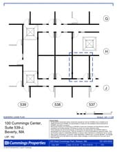 100 Cummings Ctr, Beverly, MA à louer Plan d’étage– Image 1 sur 1