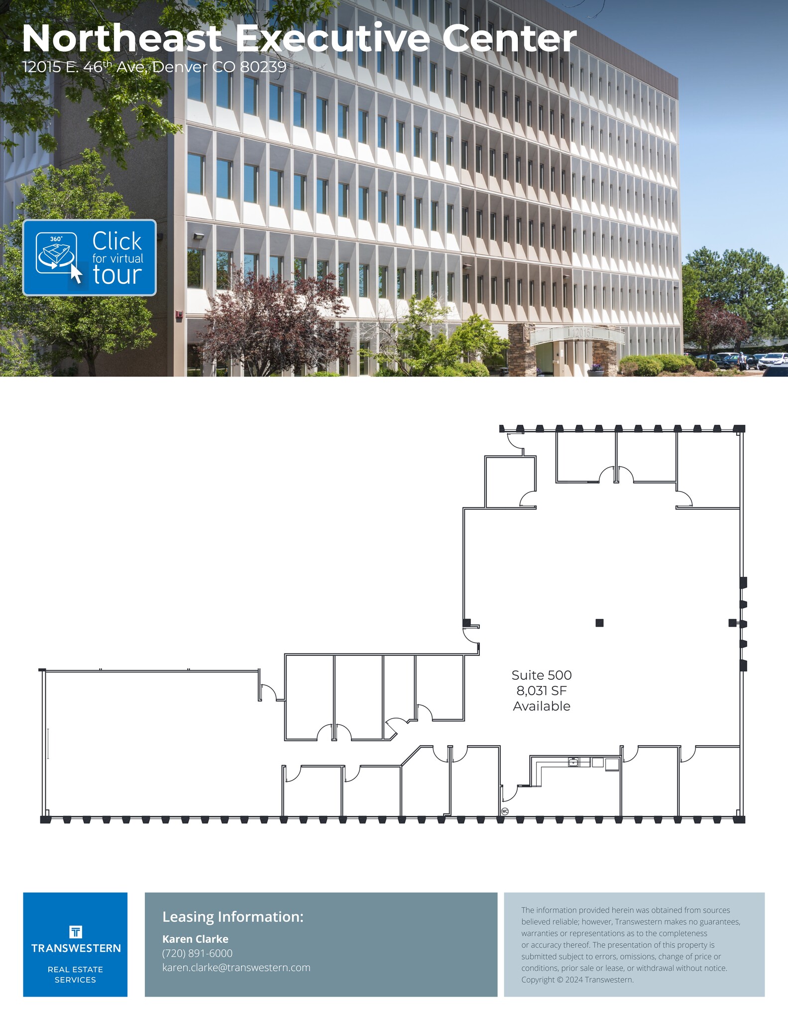 12015 E 46th Ave, Denver, CO à louer Plan de site– Image 1 sur 1