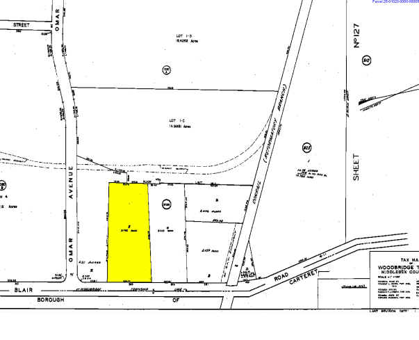 365 Blair Rd, Avenel, NJ à louer - Plan cadastral – Image 2 sur 2