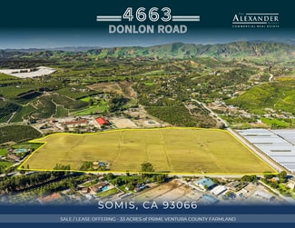 Plus de détails pour 4663 Donlon Rd, Somis, CA - Terrain à vendre