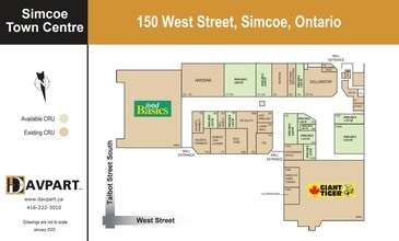 150 West St, Norfolk, ON à louer Plan de site– Image 1 sur 1