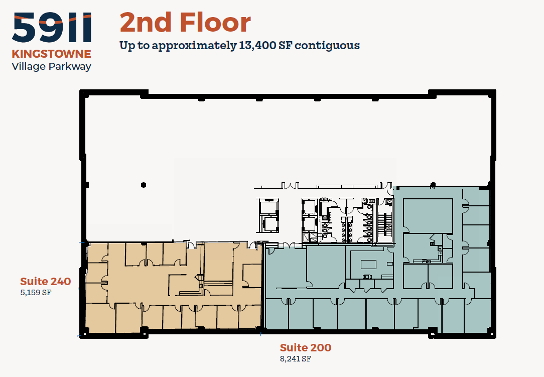 5900-5920 Kingstowne Towne Ctr, Alexandria, VA à louer Plan d’étage– Image 1 sur 1