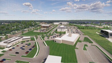 Research Park Circle, Manhattan, KS - Vue aérienne vue de carte