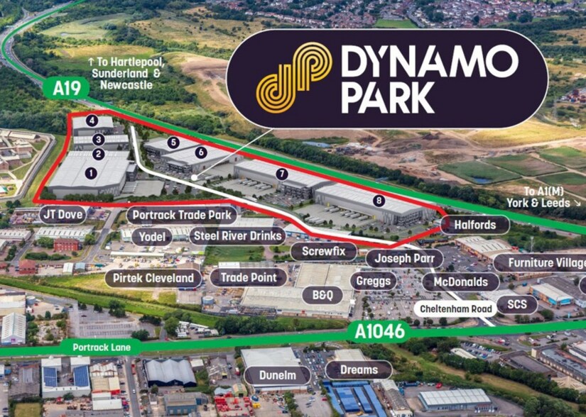 Cheltenham Rd, Stockton On Tees à vendre - Aérien – Image 2 sur 2