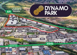Cheltenham Rd, Stockton On Tees, RCC - VUE AÉRIENNE vue de carte