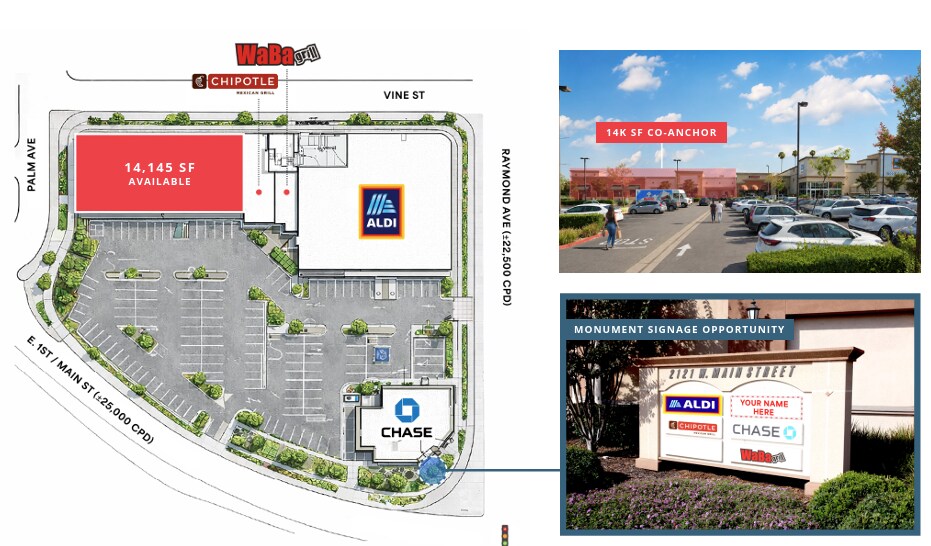 2121 W Main St, Alhambra, CA à louer - Photo de l’immeuble – Image 2 sur 4