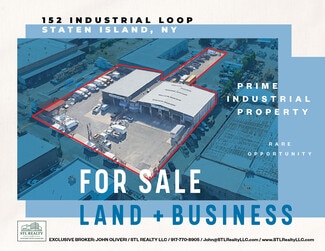 Plus de détails pour 152 Industrial Loop, Staten Island, NY - Local commercial à vendre