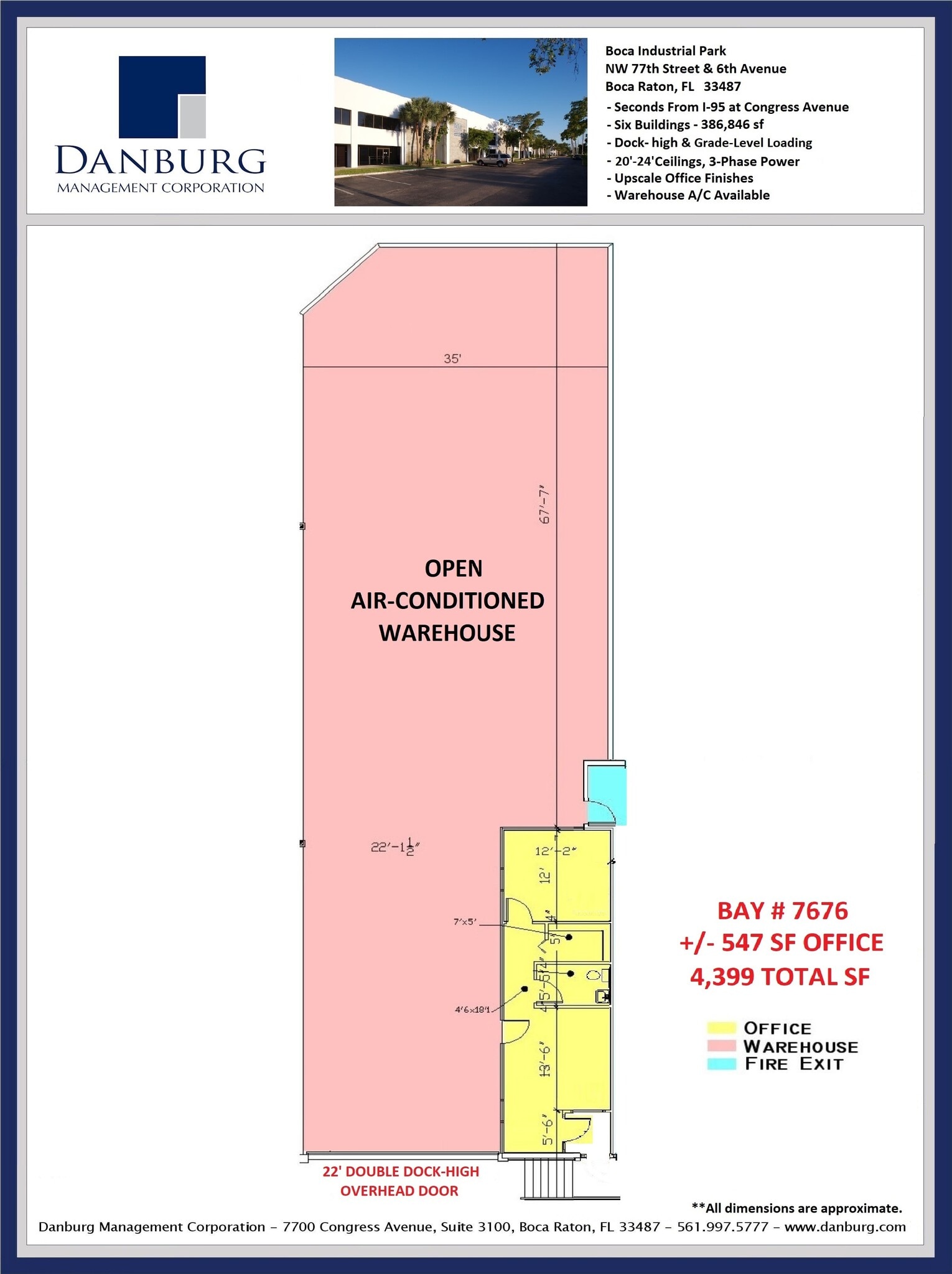 7640-7696 NW 6th Ave, Boca Raton, FL à louer Plan d’étage– Image 1 sur 1