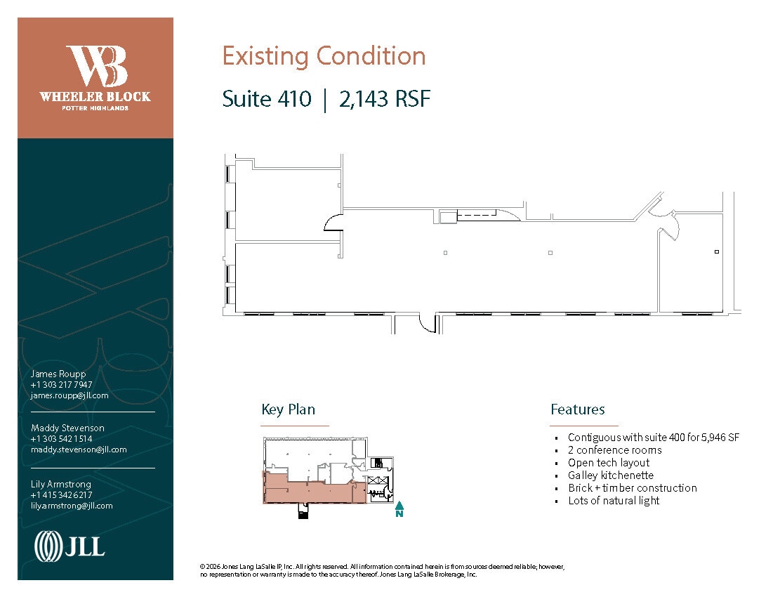 2150 W 29th Ave, Denver, CO à louer Plan d’étage– Image 1 sur 1