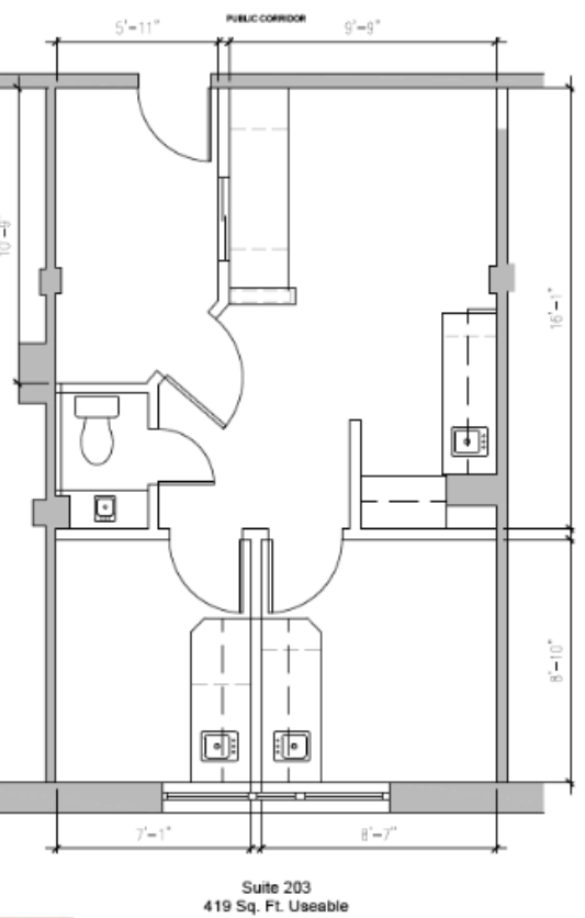 450 Central Ave, London, ON à louer Plan d’étage– Image 1 sur 5