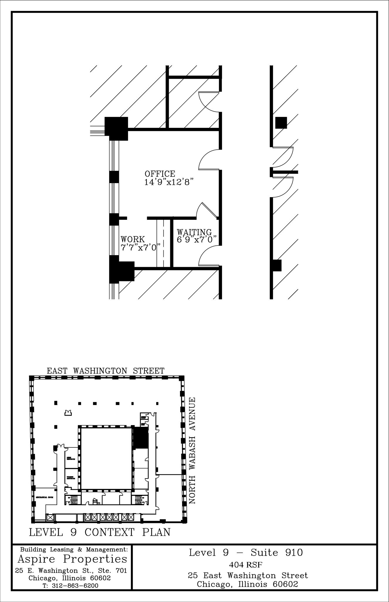 25 E Washington St, Chicago, IL à louer Plan de site– Image 1 sur 1