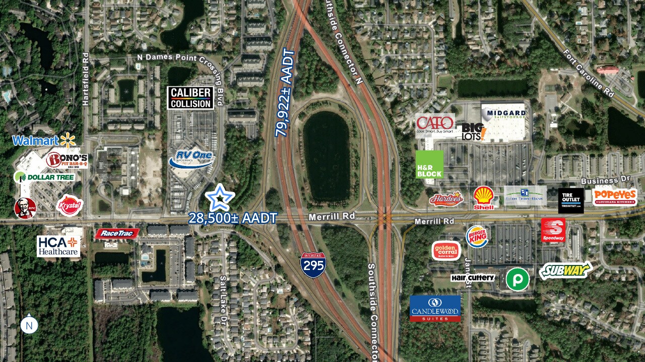NEC Merrill Rd & Dames Point Crossing Blvd, Jacksonville, FL à vendre Photo de l’immeuble– Image 1 sur 3