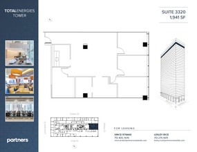 1201 Louisiana St, Houston, TX à louer Plan d’étage– Image 2 sur 2