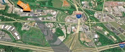 1200-1240 Valley Belt Rd, Brooklyn Heights, OH - Vue aérienne  vue de carte