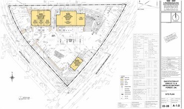 126 King St E, Forest, ON à louer Plan de site– Image 2 sur 2
