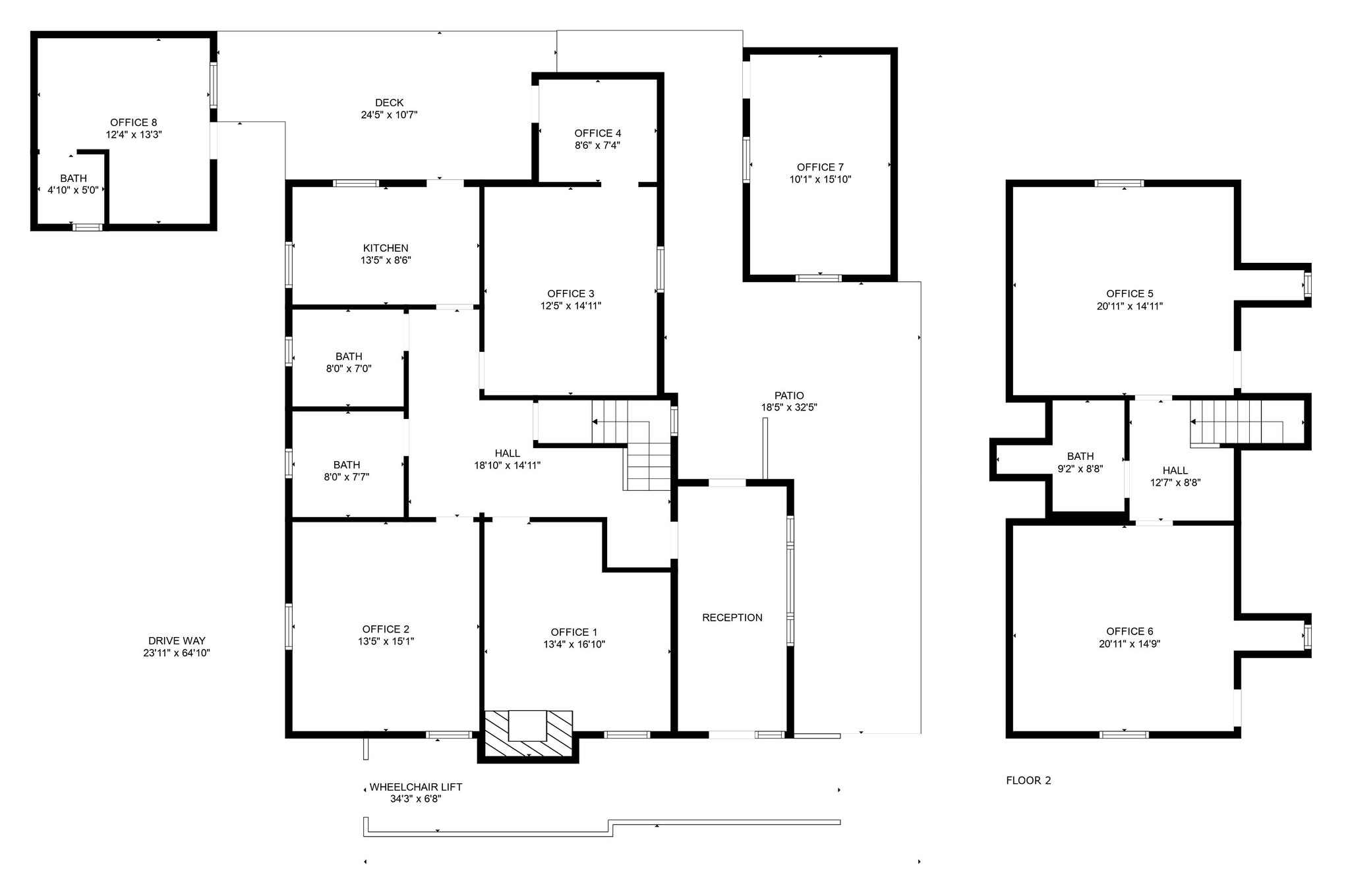 1191 E Walnut St, Pasadena, CA à louer Plan d’étage– Image 1 sur 1