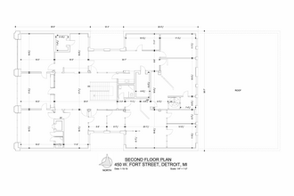 450 W Fort St, Detroit, MI à louer Plan d’étage– Image 2 sur 2