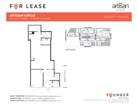 2973 W 7th St, Fort Worth, TX à louer Plan d’étage– Image 1 sur 2