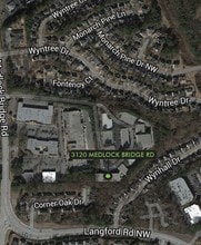 3120 Medlock Bridge Rd, Peachtree Corners, GA - Vue aérienne vue de carte